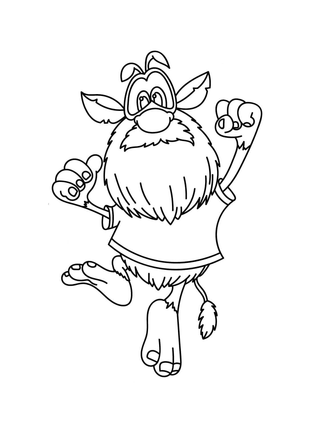 Desenhos de Desenho Booba para crianças para colorir
