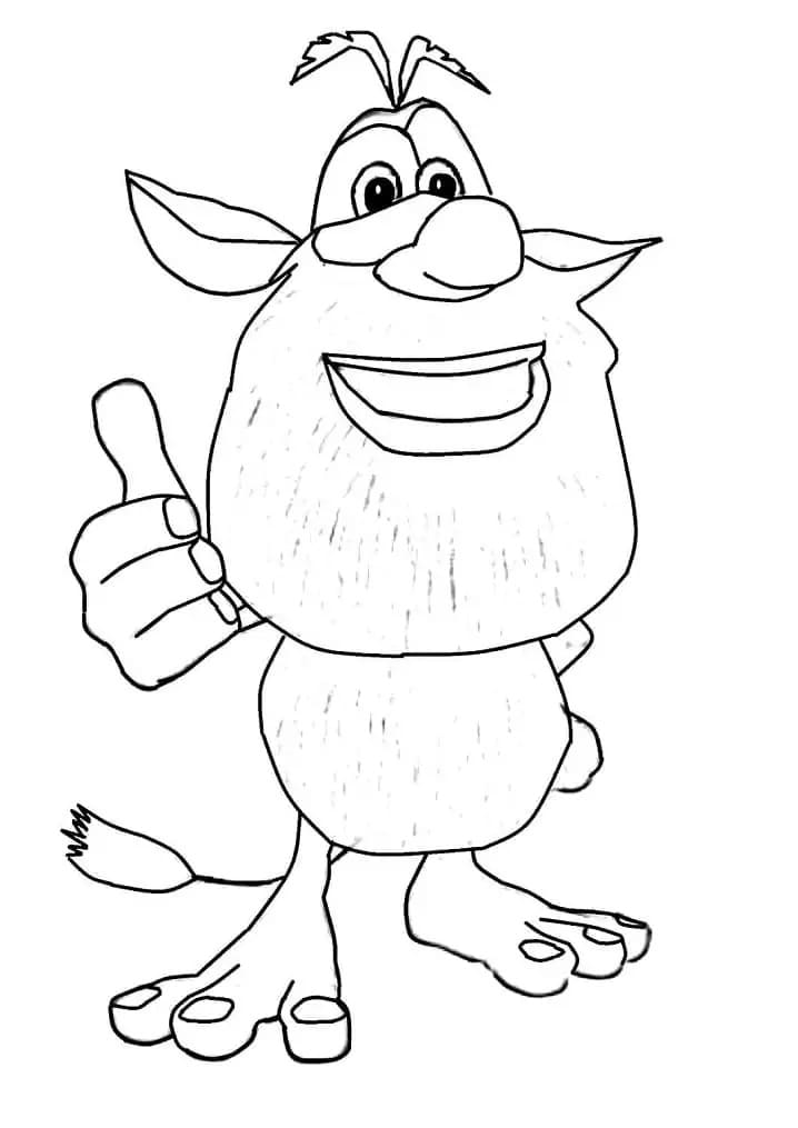 Desenhos de Desenho Booba simples para colorir