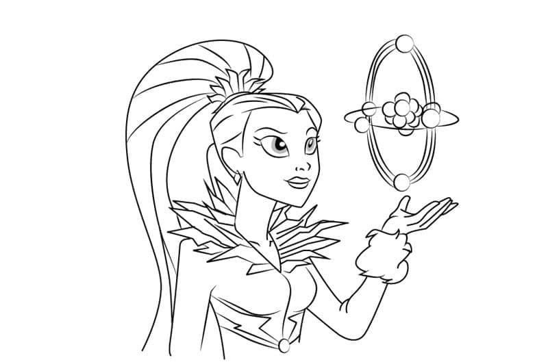 Desenhos de Desenho Frost de DC Super Hero Girls para colorir