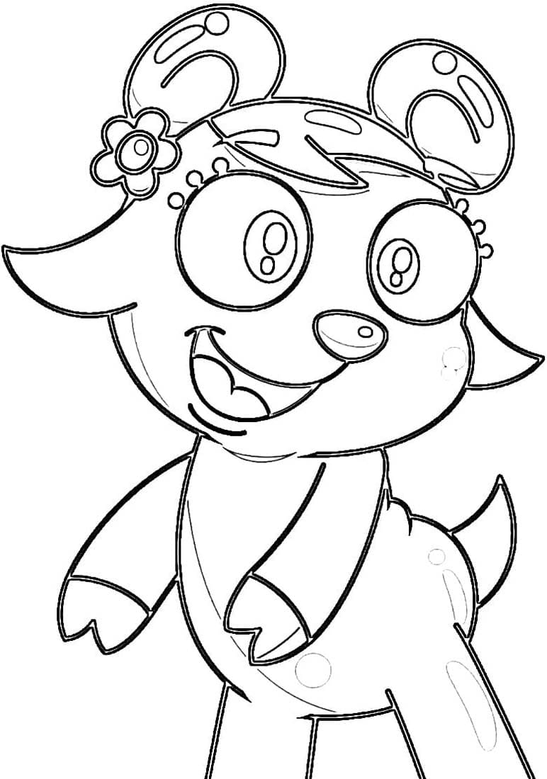 Desenhos de Doki grátis para crianças para colorir