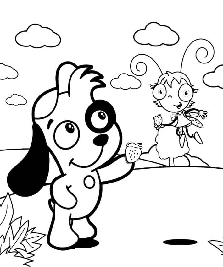 Desenhos de Doki impressão gratuita para colorir