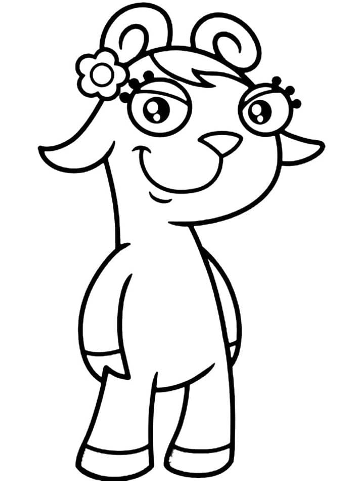 Desenhos de Doki para crianças para colorir