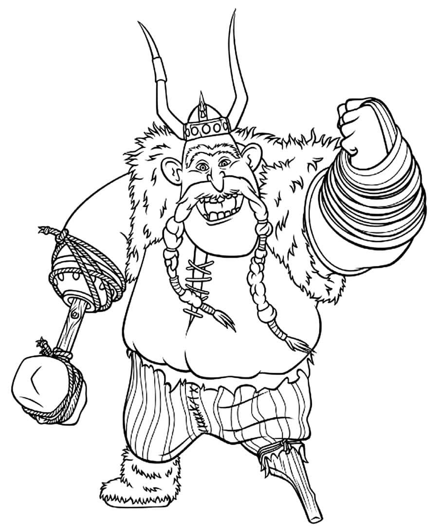 Desenhos de Guerreiro muito fácil para colorir