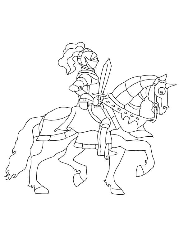Desenhos de Guerreiro Para Colorir