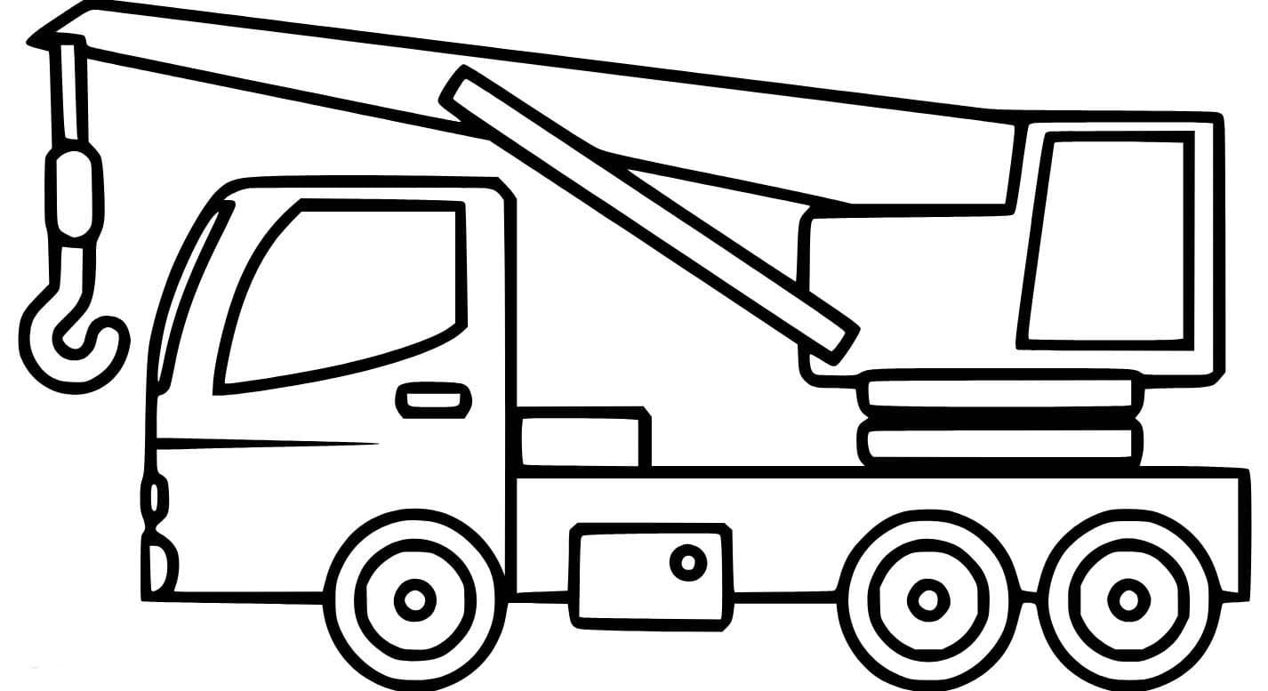 Desenhos de Guindaste 3 para colorir
