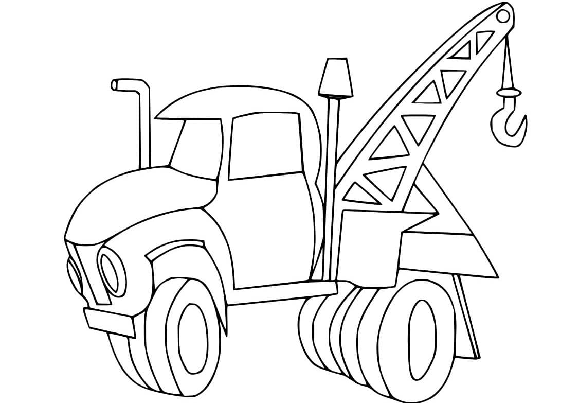 Desenhos de Guindaste Imprimível grátis para colorir