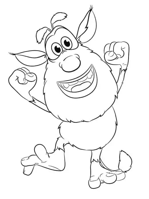 Booba Para Colorir