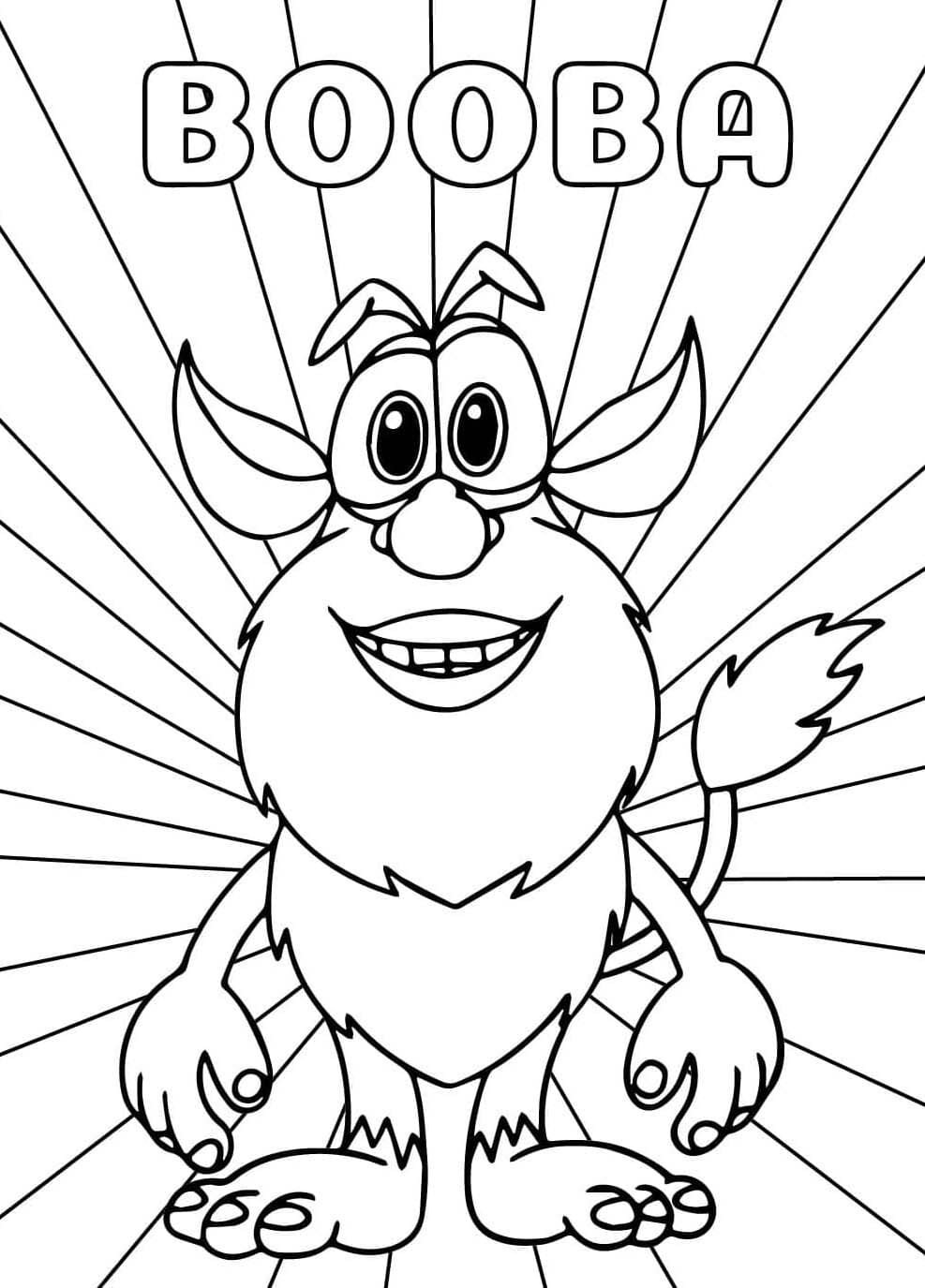 Desenhos de Imagem Booba impressão gratuita para colorir