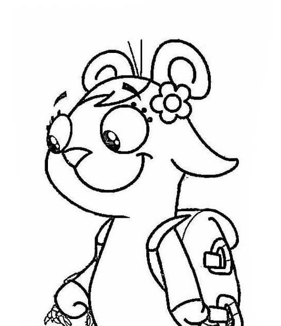 Desenhos de Imagem Doki impressão gratuita para colorir