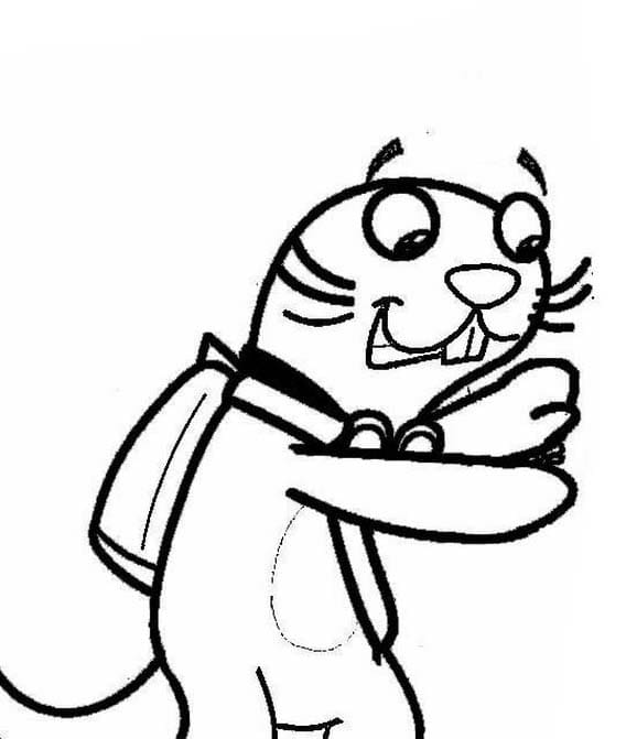 Desenhos de Imagem Doki impressão para colorir