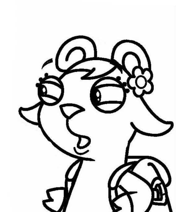 Desenhos de Imagem Doki para colorir