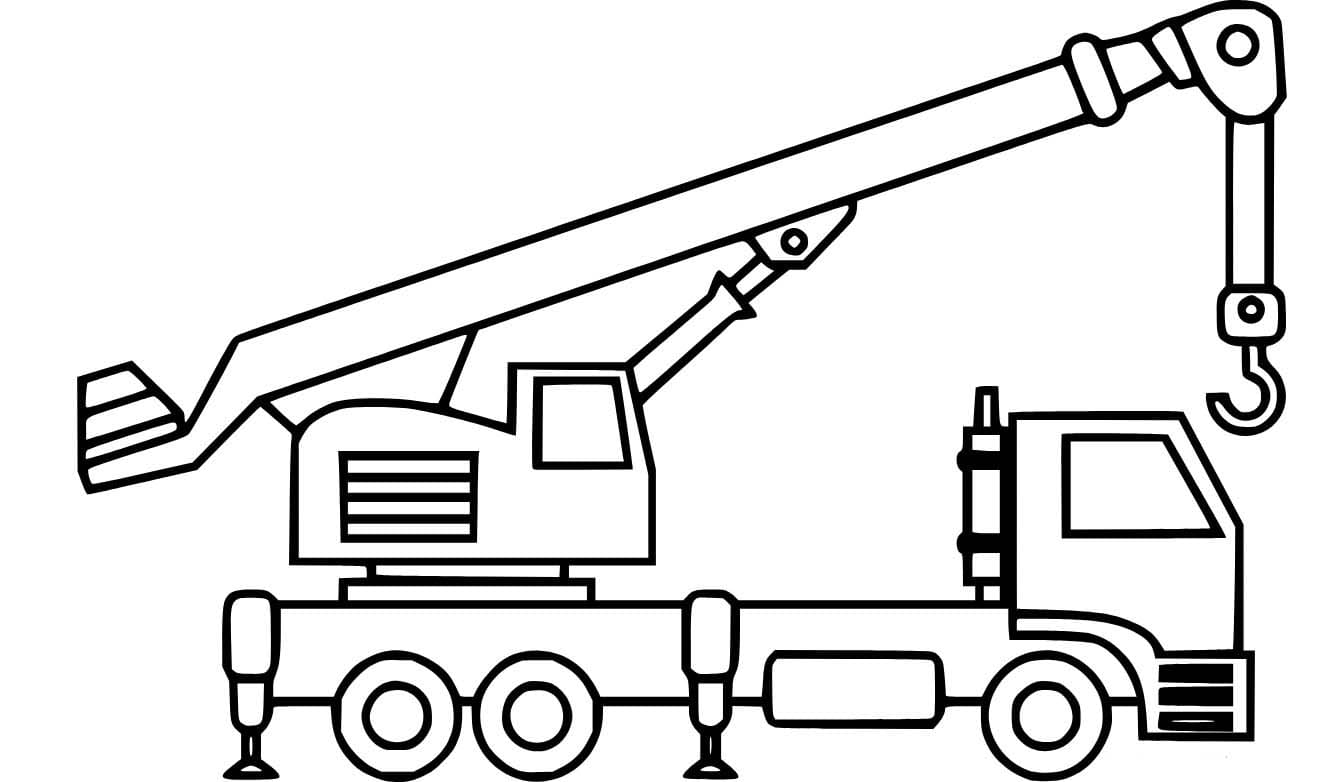 Desenhos de Imagem Guindaste Imprimível grátis para colorir