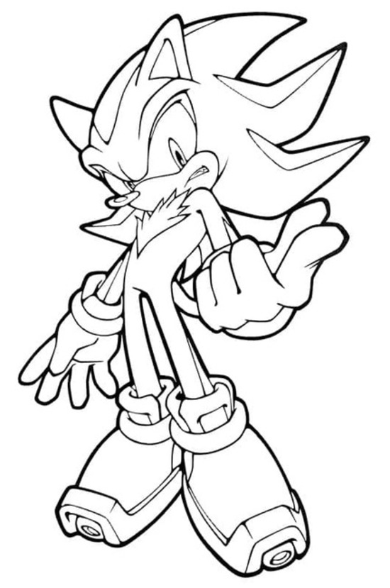 Desenhos de Imagem Shadow the Hedgehog grátis para colorir