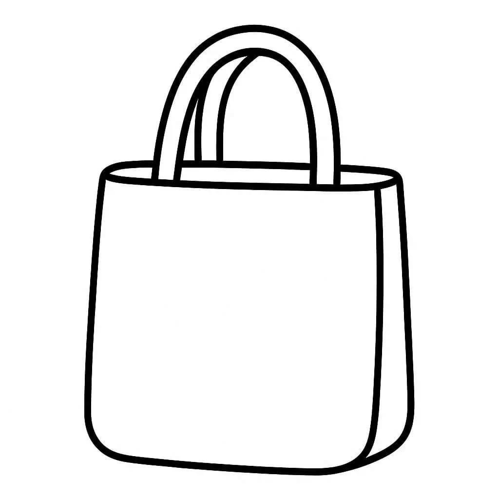 Desenhos de Bolsa fácil em crianças para colorir