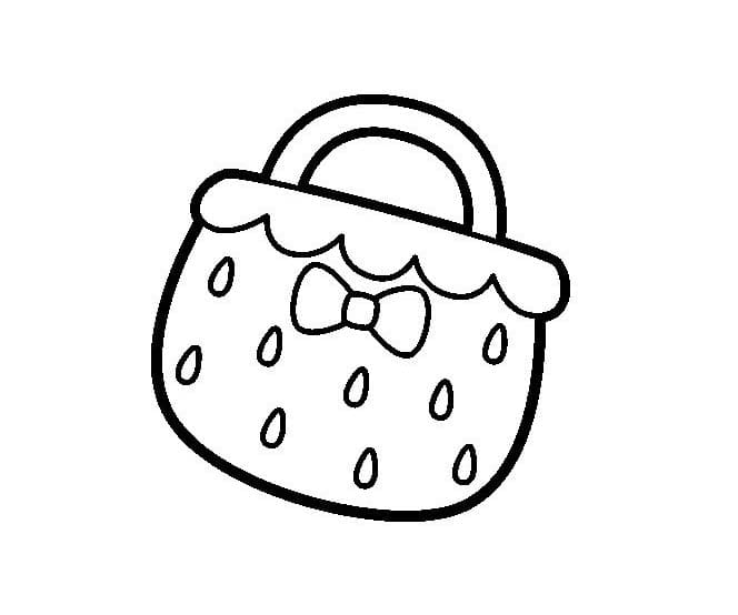 Desenhos de Bolsa gratuita para colorir