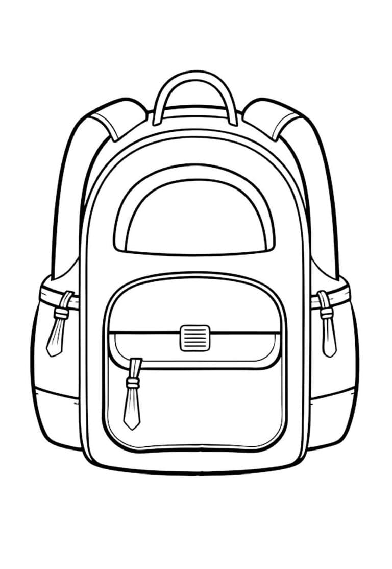 Desenhos de Bolsa imprimível para crianças para colorir