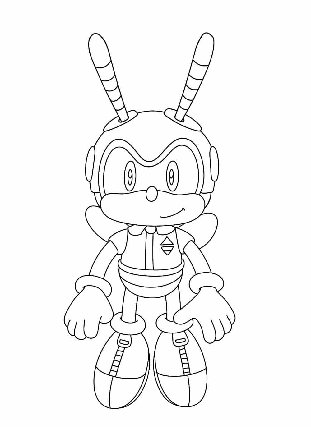 Desenhos de Charmy Bee gratuita para colorir