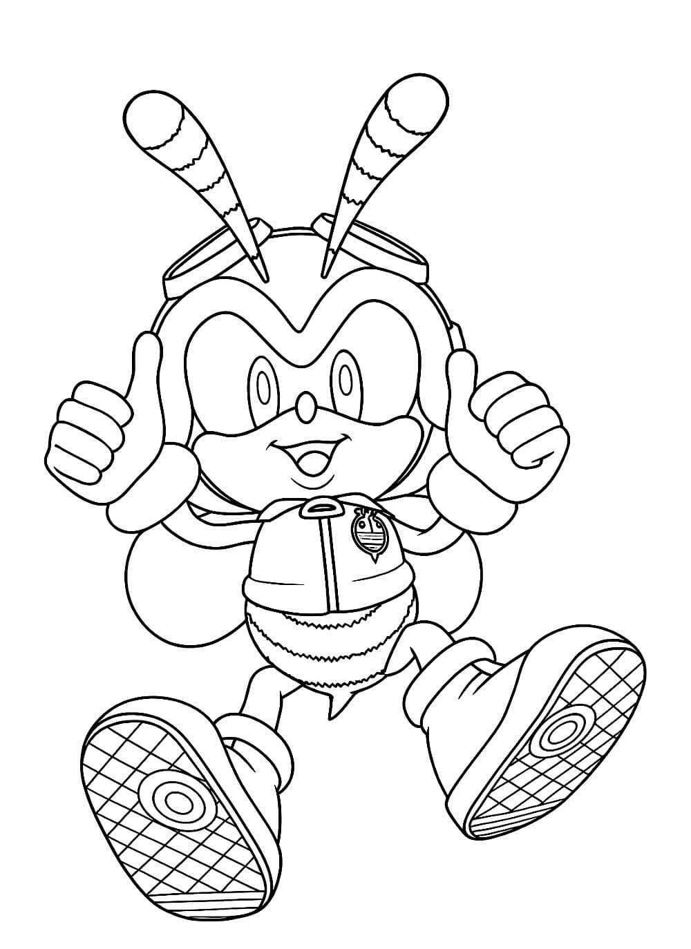 Desenhos de Charmy Bee impressão para colorir