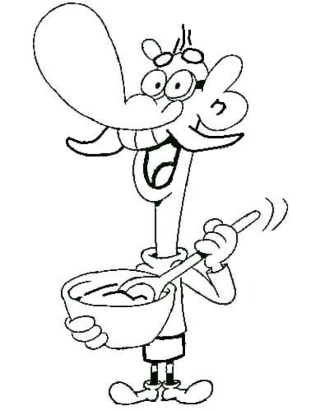 Desenhos de Chowder impressão gratuita para colorir