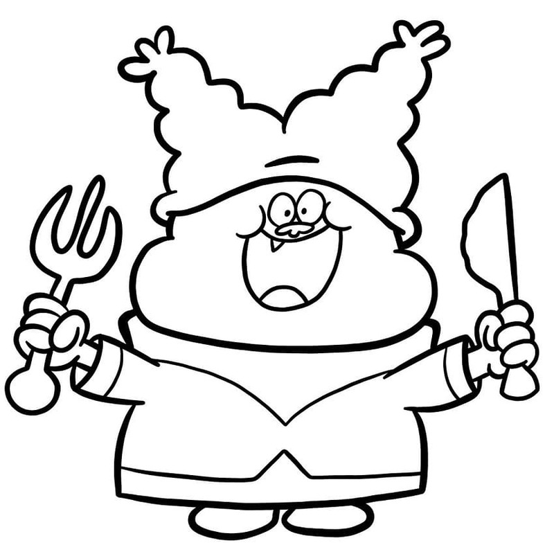 Desenhos de Chowder imprimível para colorir