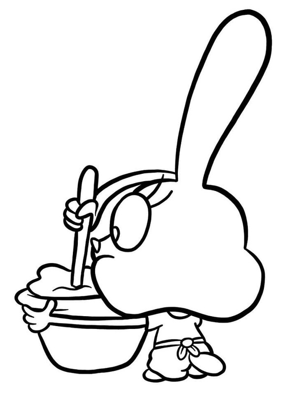 Desenhos de Chowder para crianças para colorir