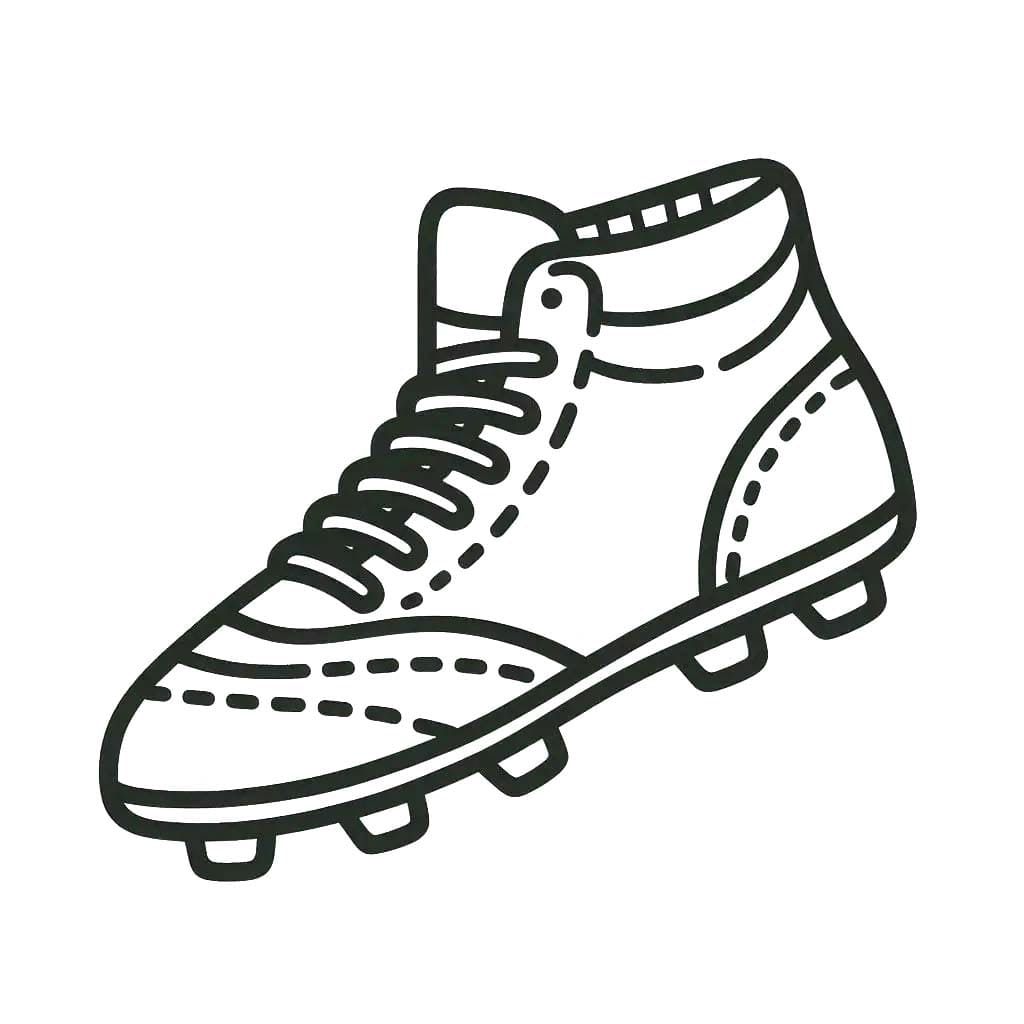 Desenhos de Chuteiras 2 para colorir