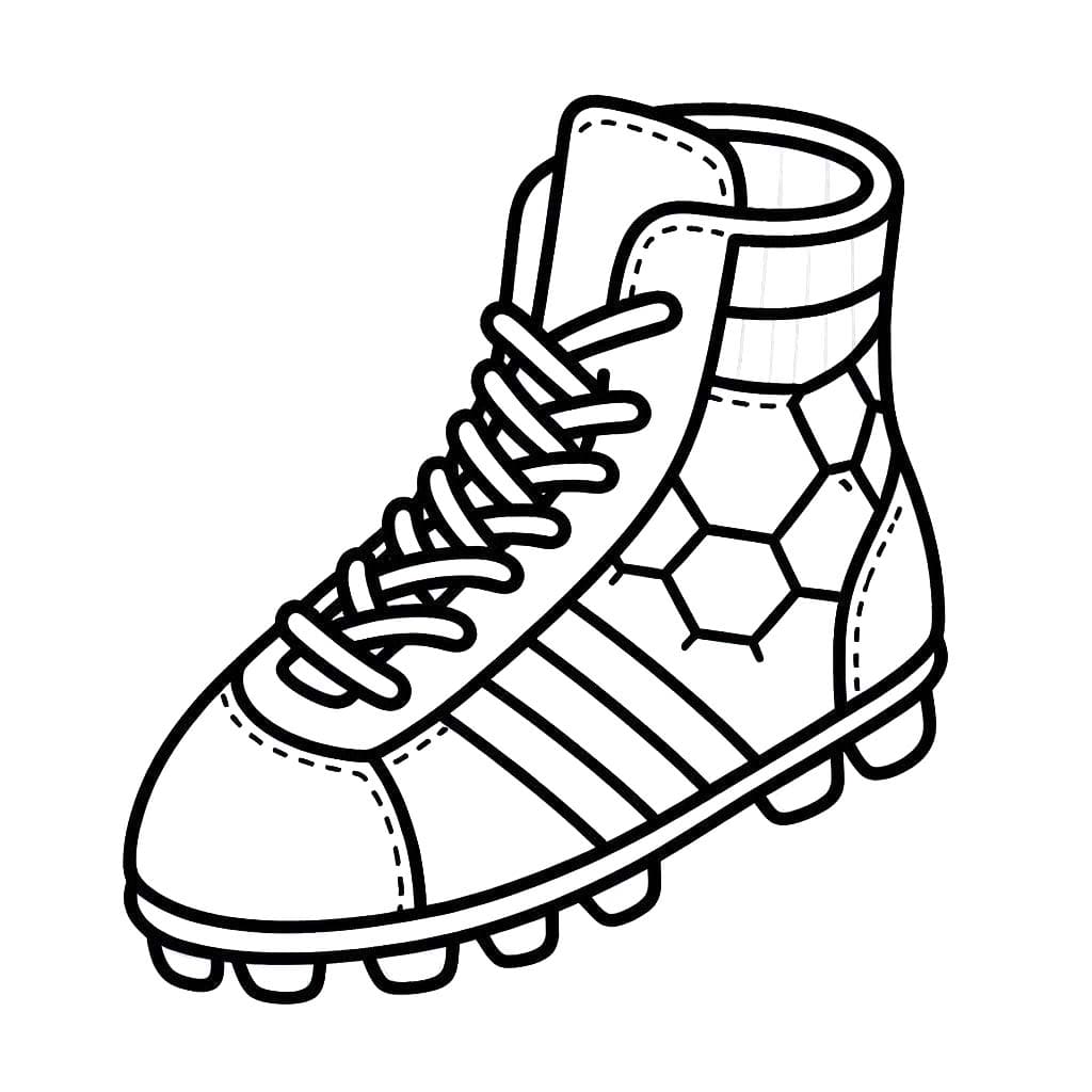 Desenhos de Chuteiras 5 para colorir