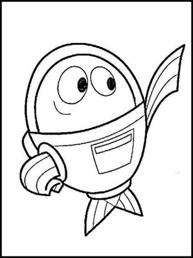 Desenhos de Peixonauta Para Colorir