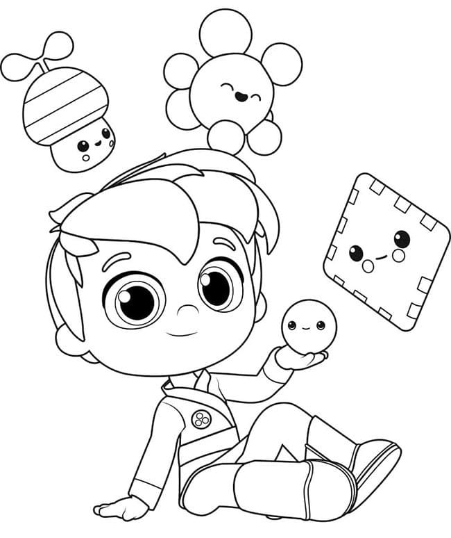 Desenhar Vera e o Reino do Arco-Íris para colorir