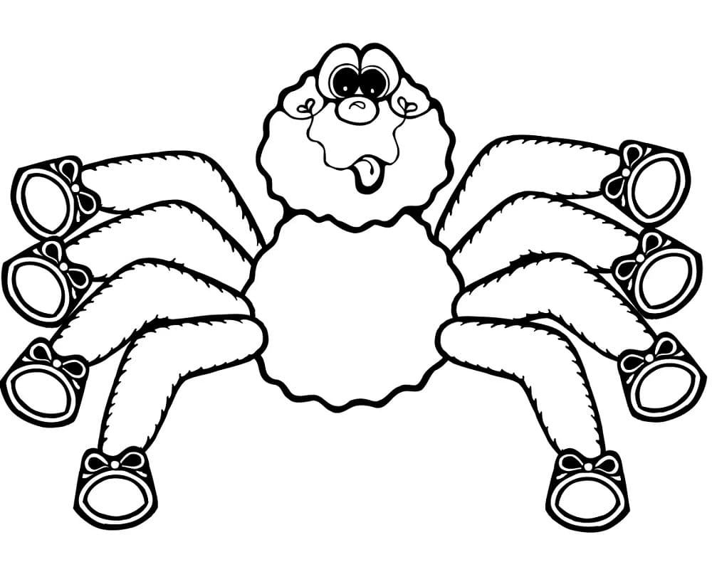 Desenhos de Desenhe Aranha 4 para colorir