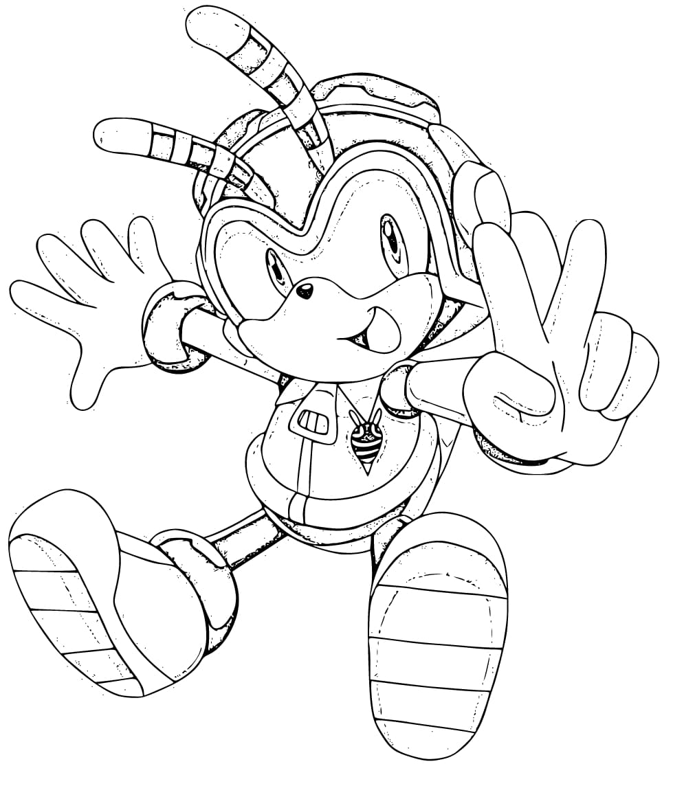 Desenhos de Desenhe Charmy Bee 1 para colorir