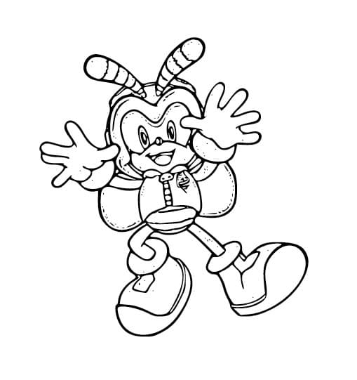 Desenhos de Desenhe Charmy Bee 3 para colorir