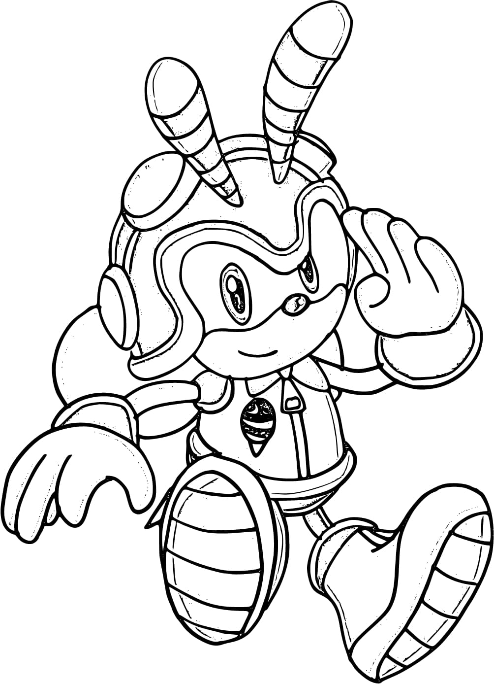 Desenhos de Charmy Bee Para Colorir