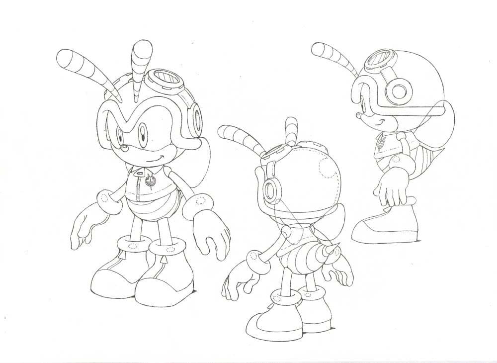 Desenhos de Desenhe Charmy Bee 6 para colorir