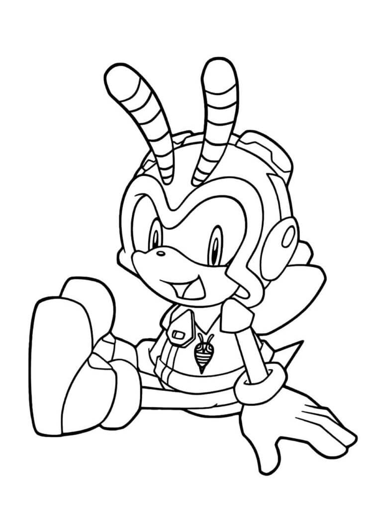 Desenhos de Desenhe Charmy Bee fácil em crianças para colorir