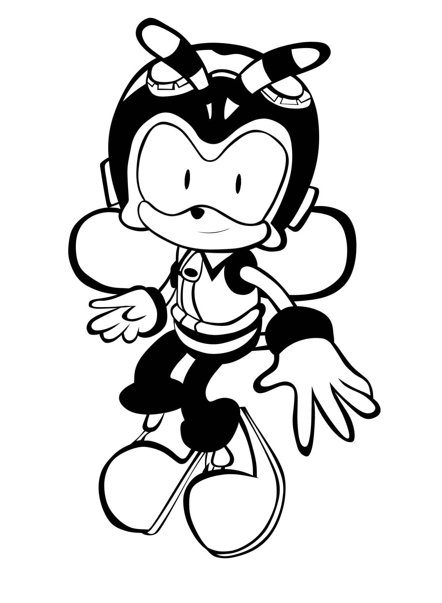 Desenhos de Desenhe Charmy Bee feliz para colorir