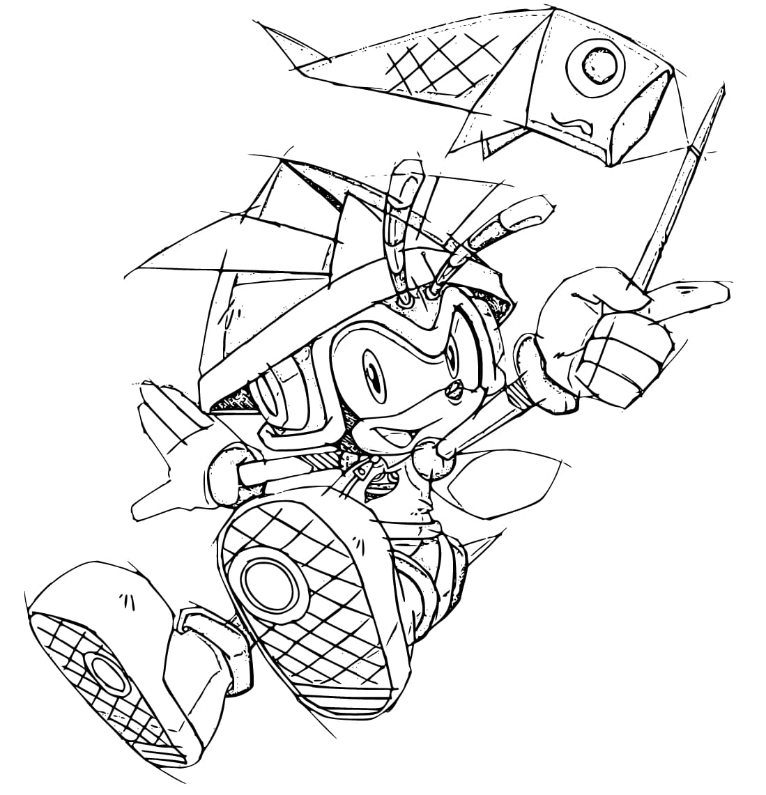 Desenhos de Desenhe Charmy Bee impressão gratuita para colorir