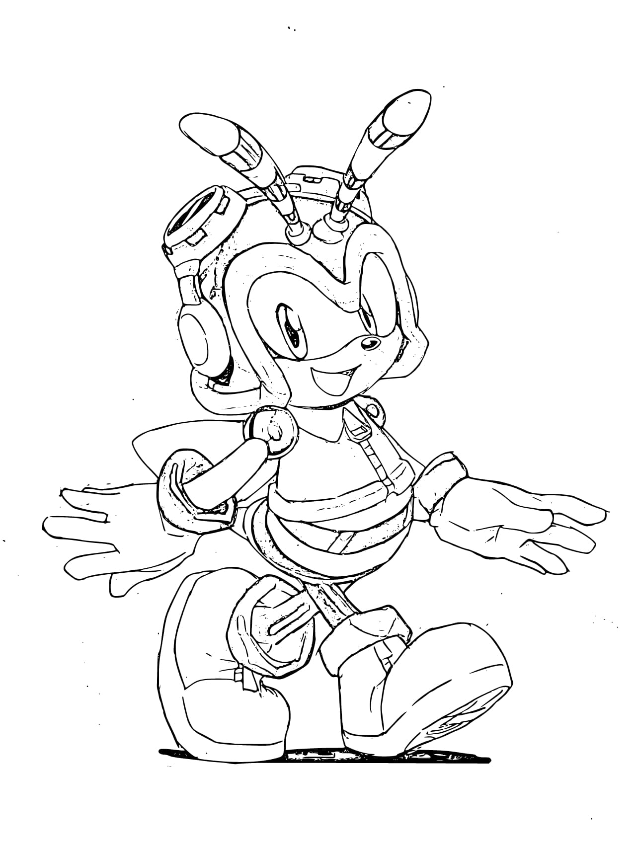 Desenhos de Desenhe Charmy Bee impressão para colorir