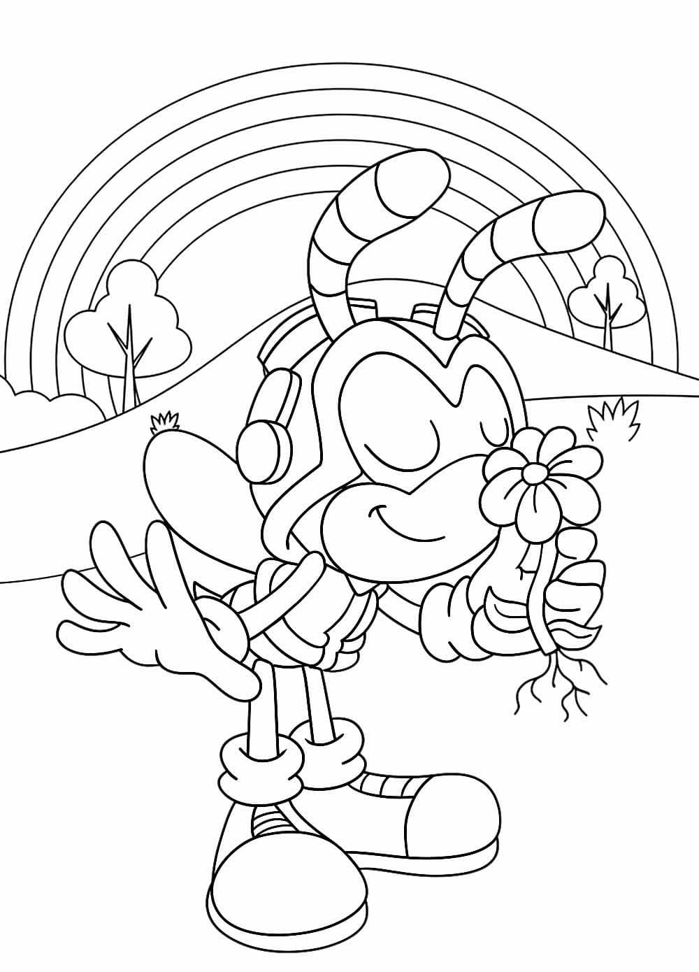 Desenhos de Desenhe Charmy Bee imprimível para colorir