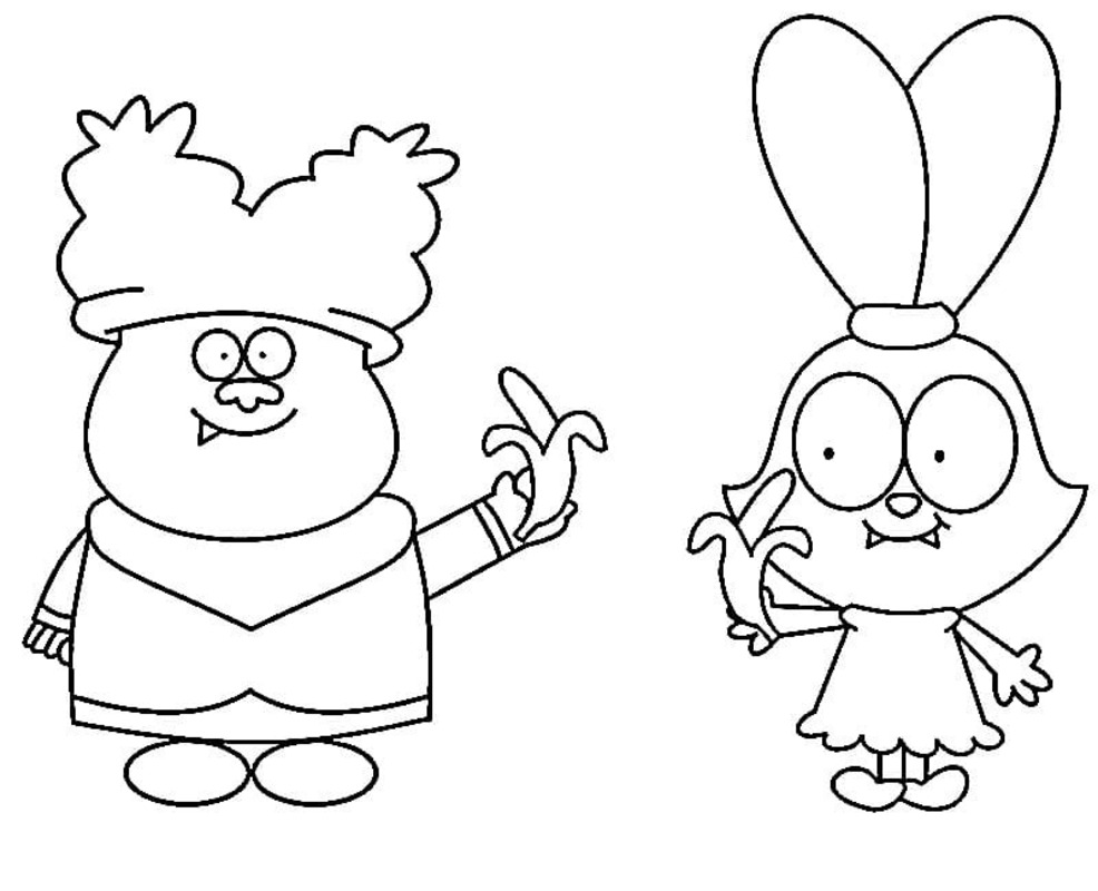 Desenhos de Desenhe Chowder 6 para colorir