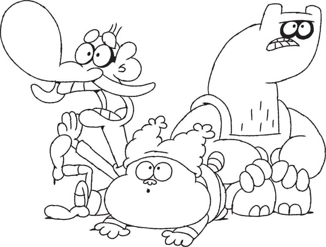 Desenhos de Desenhe Chowder básico em crianças para colorir