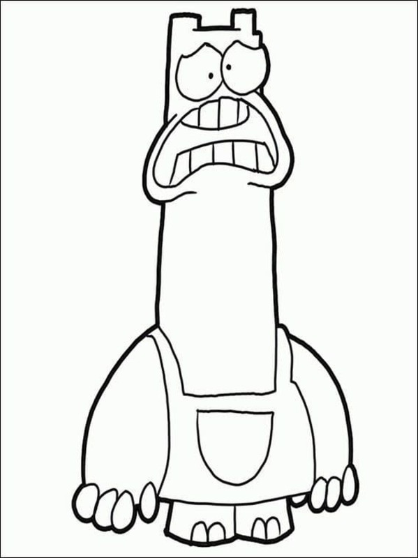 Desenhos de Desenhe Chowder fácil grátis para colorir