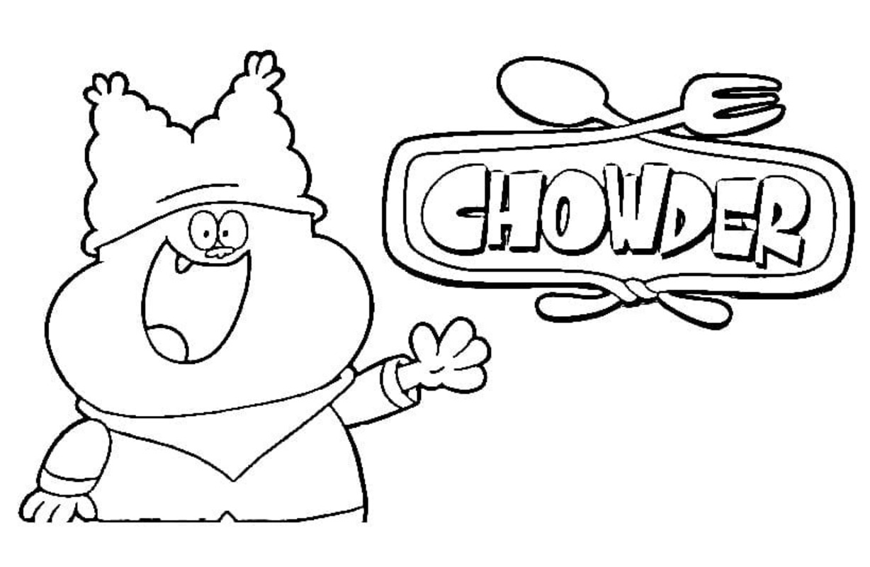 Desenhos de Desenhe Chowder impressão gratuita para colorir