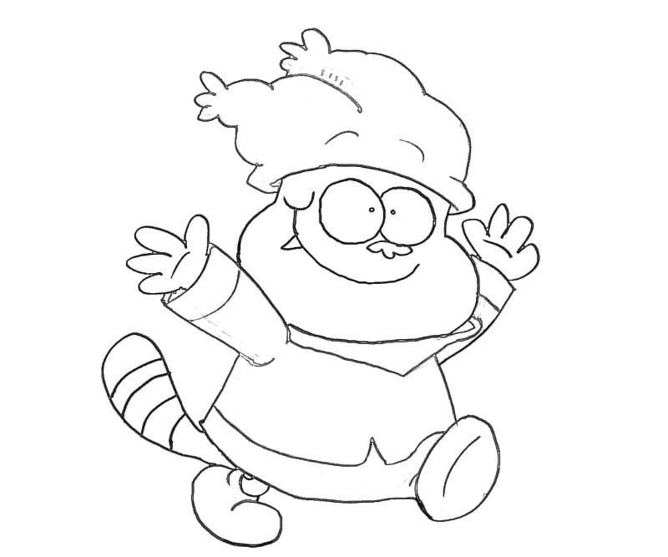 Desenhos de Desenhe Chowder simples em crianças para colorir
