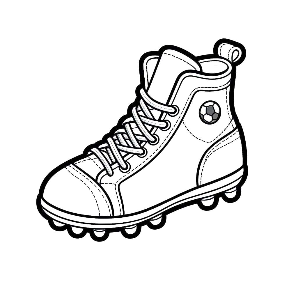 Desenhos de Desenhe Chuteiras para colorir