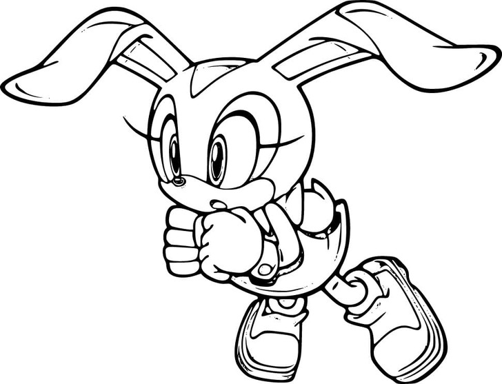 Desenhos de Desenhe Cream the Rabbit grátis para crianças para colorir