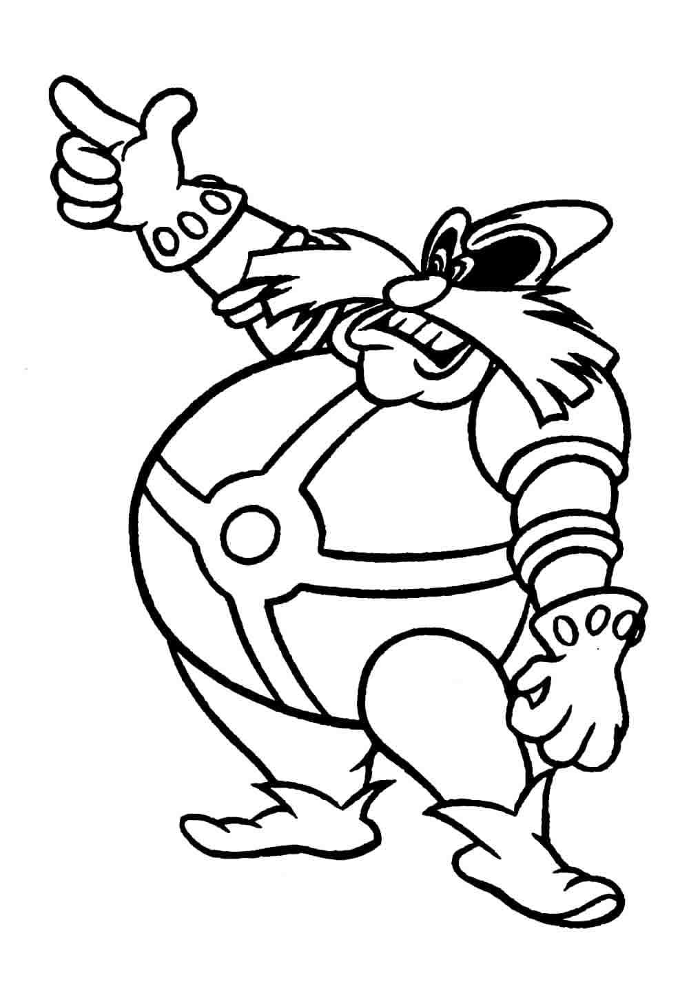 Desenhos de Desenhe Doutor Ivo Robotnik imprimível para colorir