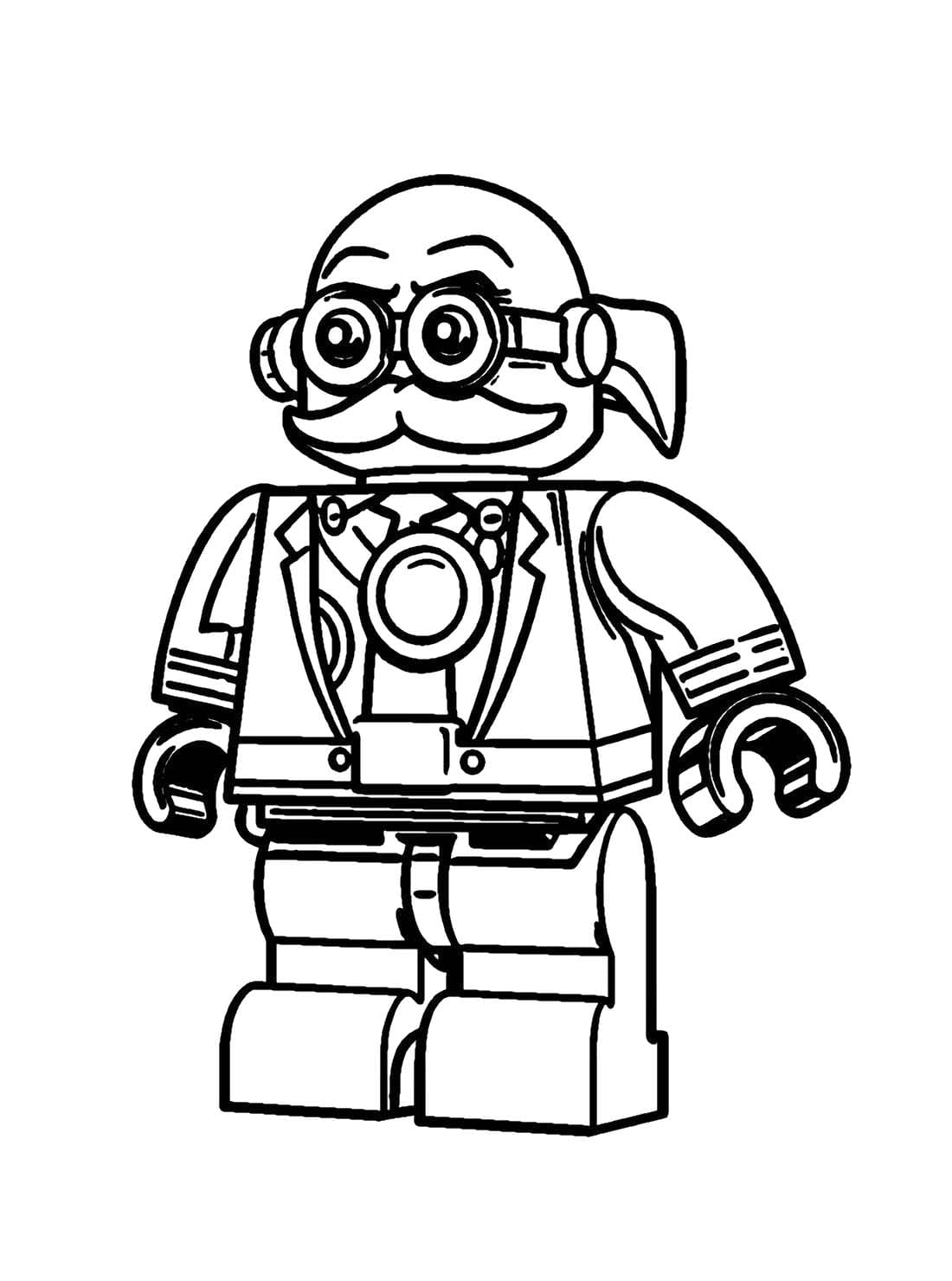Desenhos de Desenhe Doutor Ivo Robotnik lego para colorir