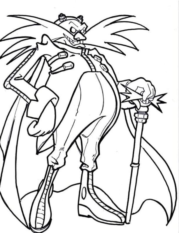Desenhos de Desenhe Doutor Ivo Robotnik para colorir