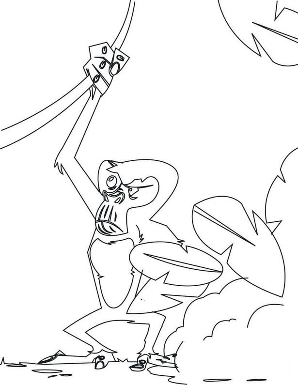 Desenhos de Desenhe Macaco gratuita para colorir